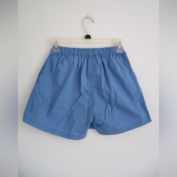 NWT Altar'd State Swim High Waisted Blue Cotton Shorts Extra Small XS - Picture 4 of 6